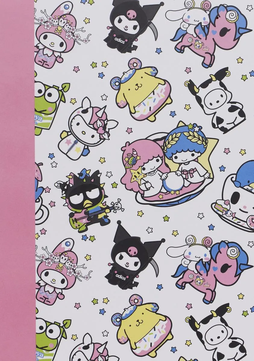 Tokidoki x Hello Kitty And Friends Notebook-