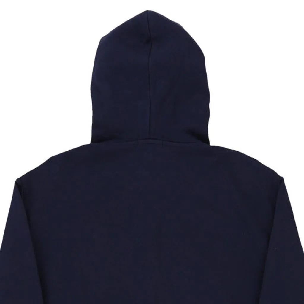 USA Ralph Lauren Graphic Hoodie - Medium Navy Cotton Blend