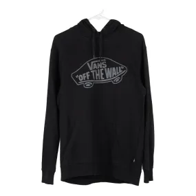 Vans Spellout Hoodie - Small Black Cotton