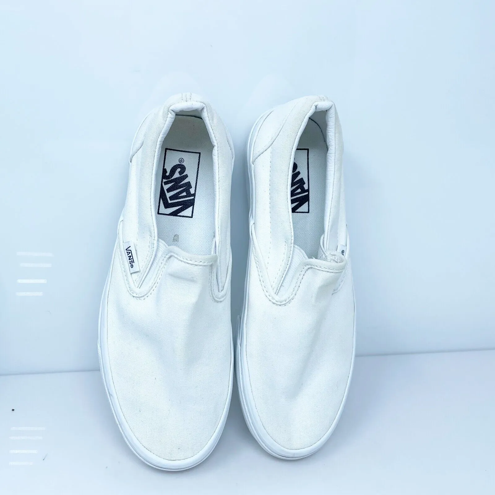 Vans Unisex Classic 721356 White Casual Shoes Sneakers Size M 5.5 W 7