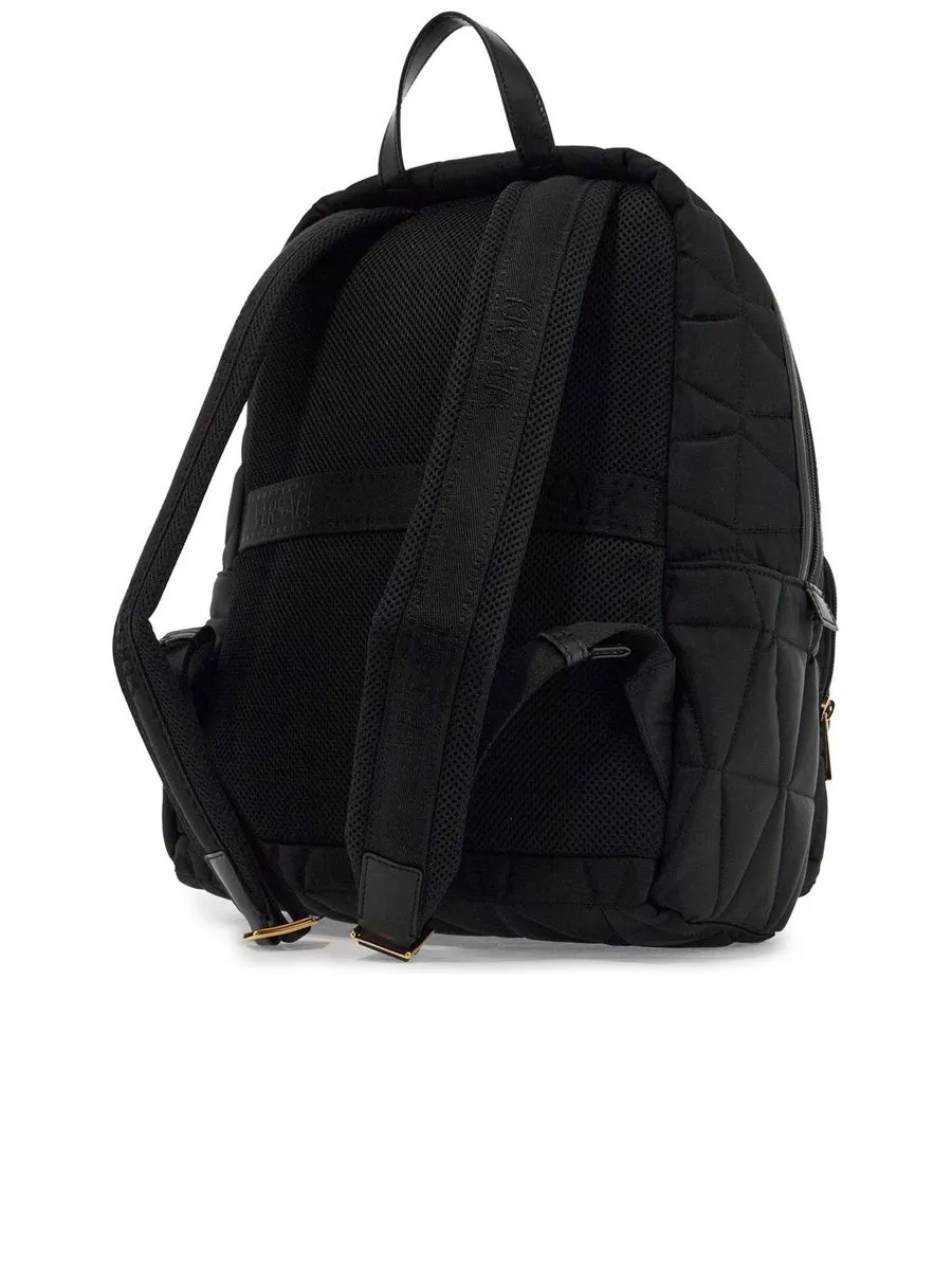 Versace Quilted Nylon Backpack