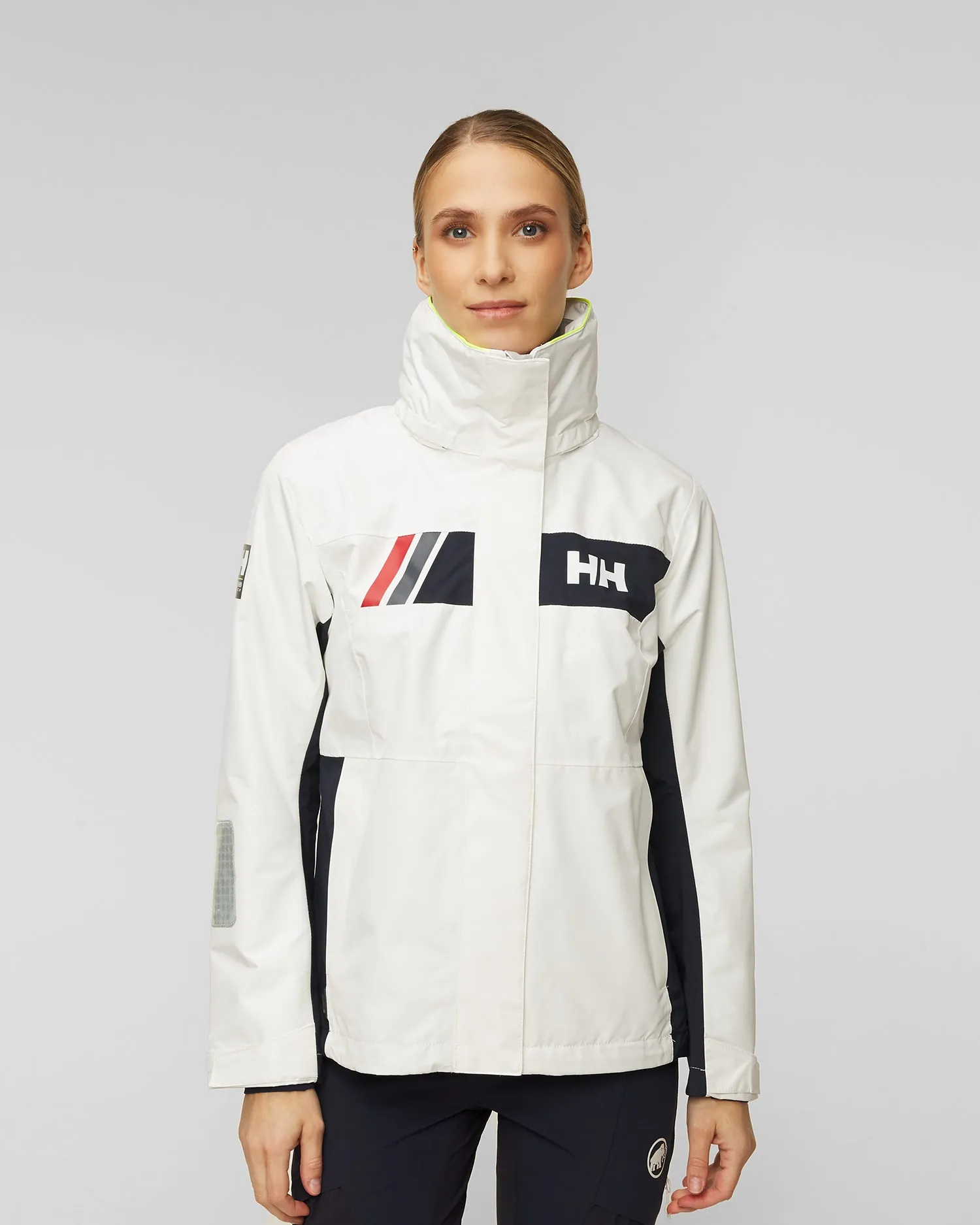 Women's white sailing jacket Helly Hansen W Newport Inshore Jacket 34335-1