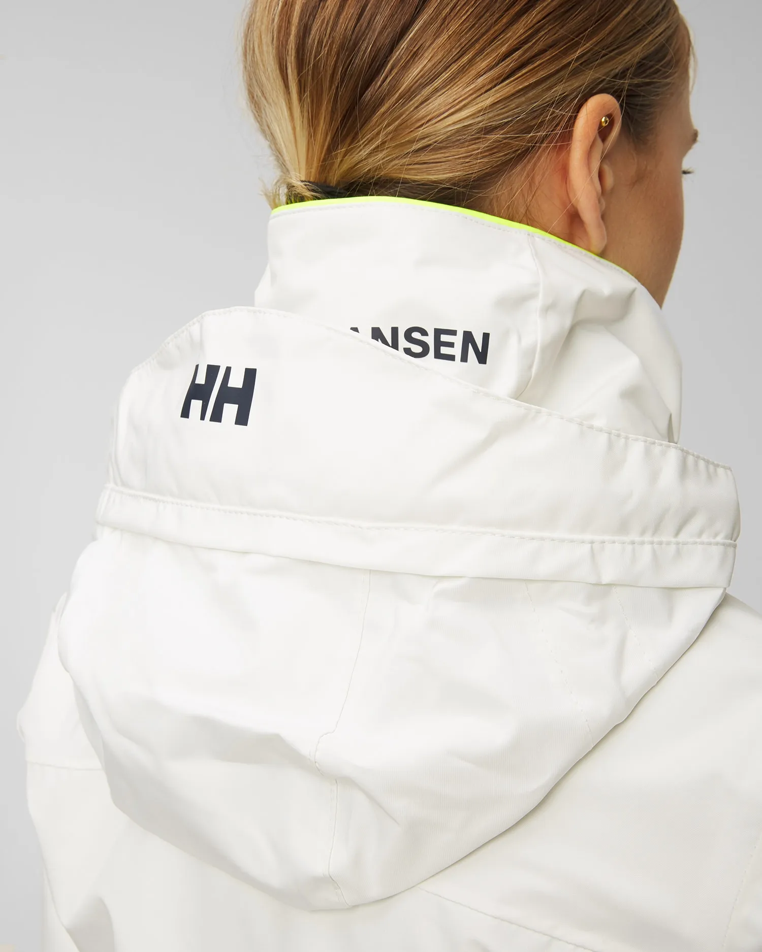 Women's white sailing jacket Helly Hansen W Newport Inshore Jacket 34335-1