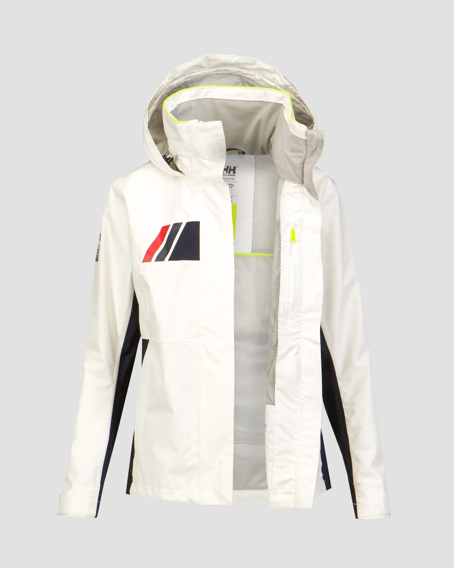 Women's white sailing jacket Helly Hansen W Newport Inshore Jacket 34335-1